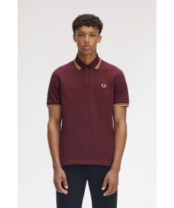 FRED PERRY / 男裝 M12 雙條紋 POLO衫